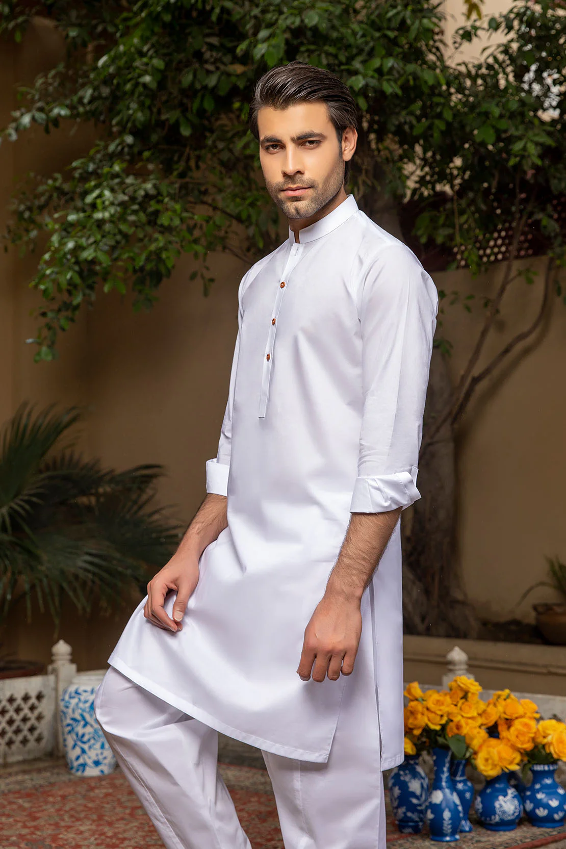 LM-1493 Suit White - Image 5