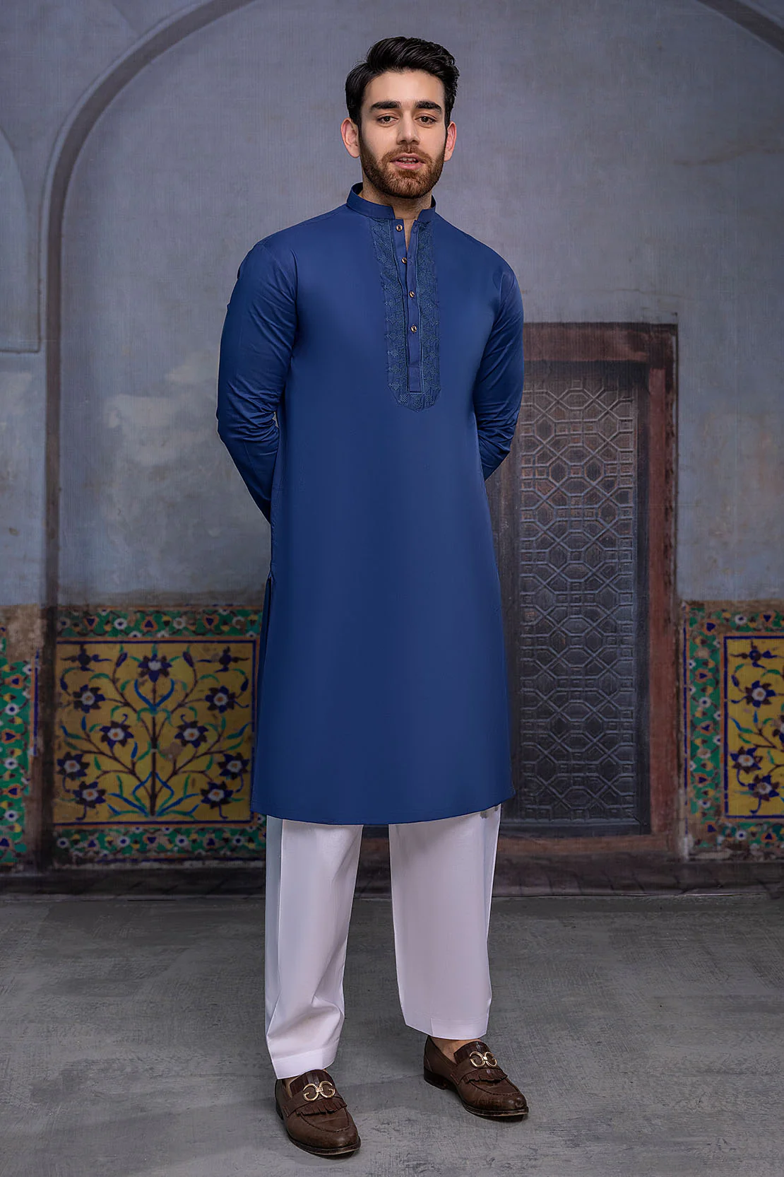LM-1515 Suit Teal Blue