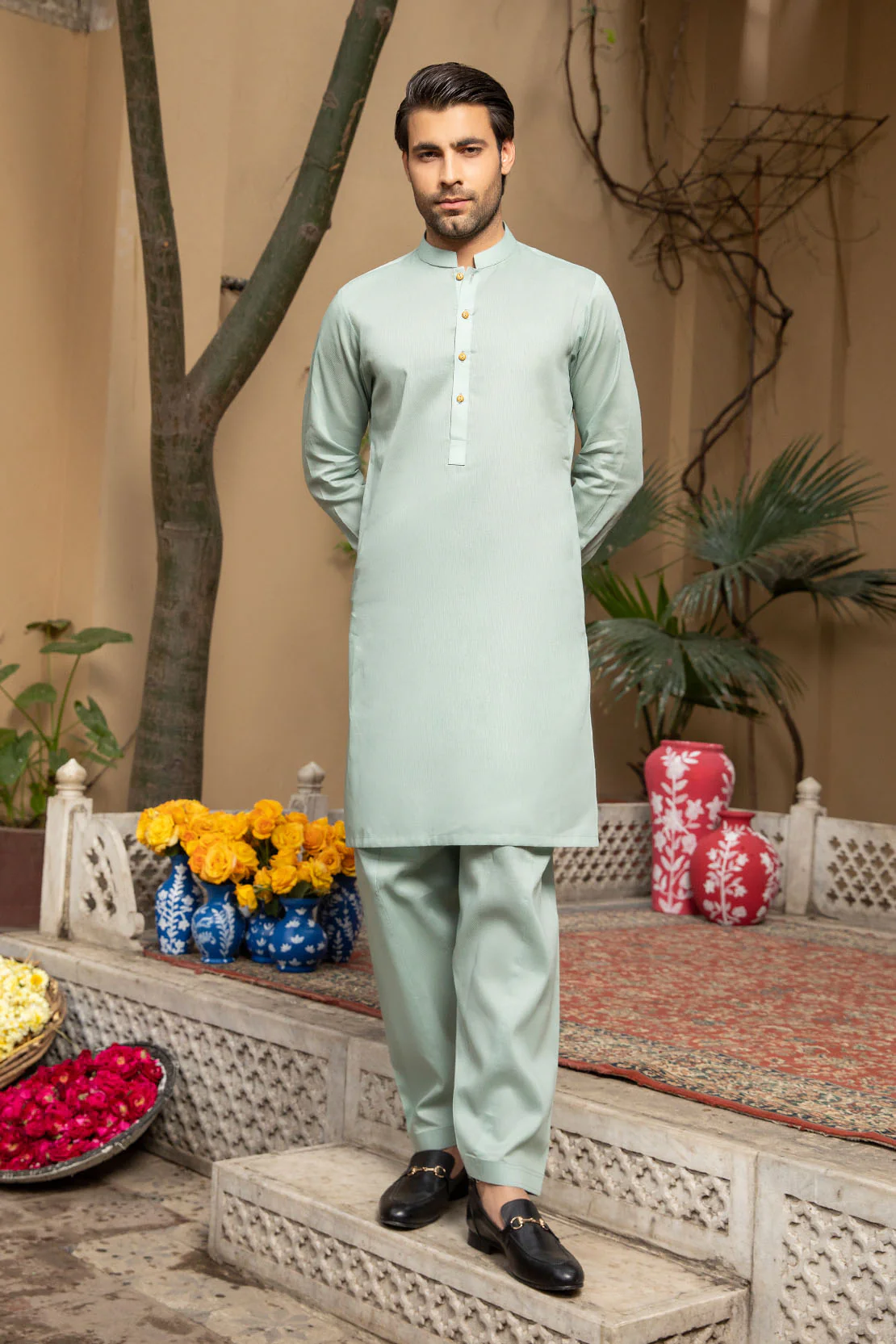 PM-1494 Suit Light Green