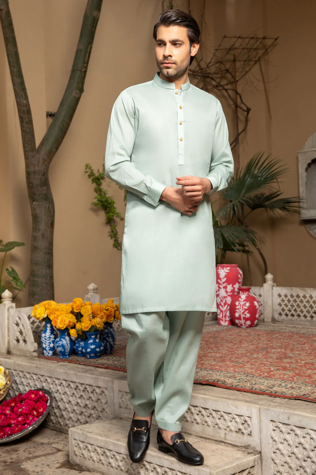 PM-1494 Suit Light Green - Image 3