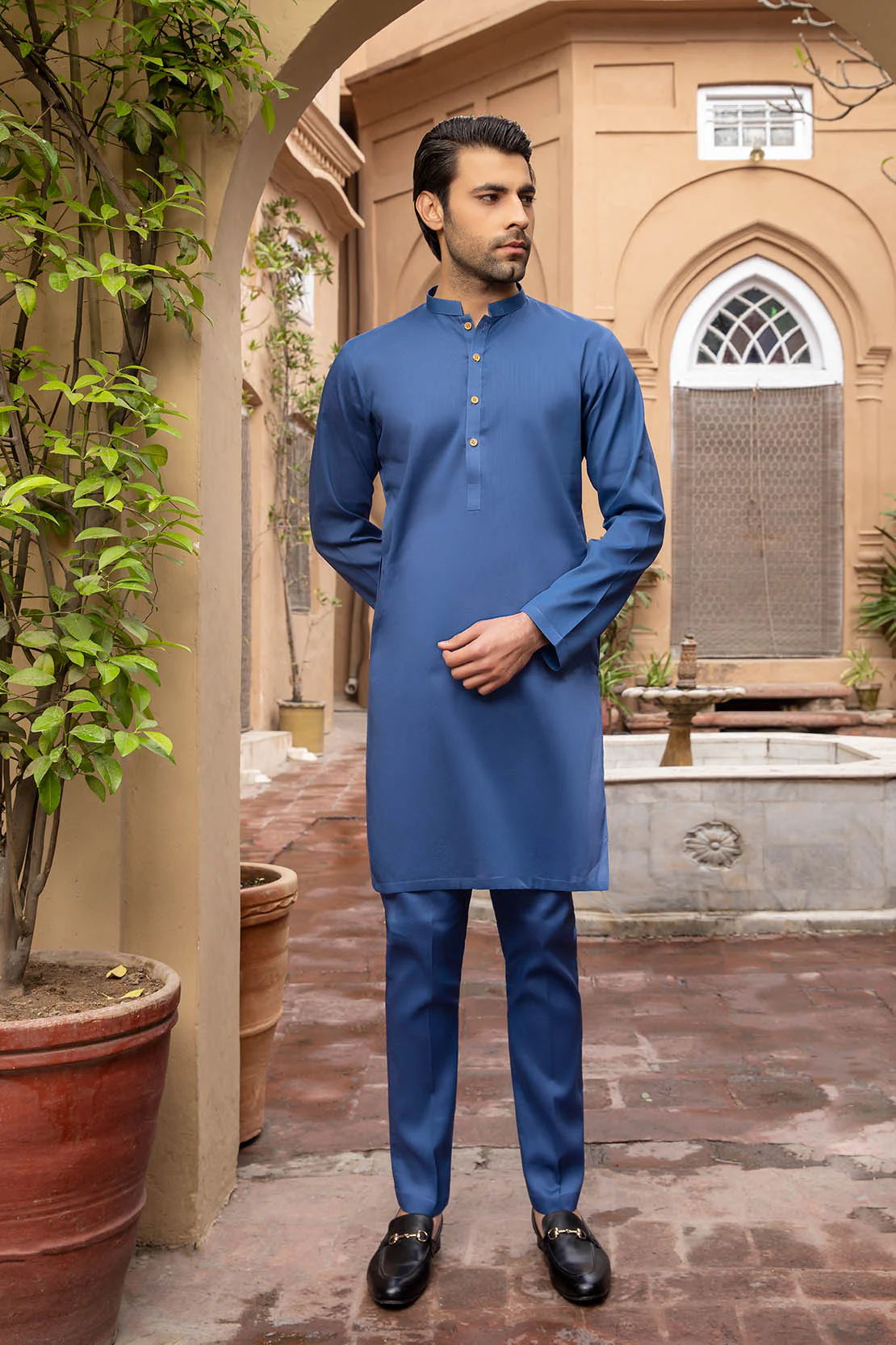 PM-1494 Suit Peacock Blue