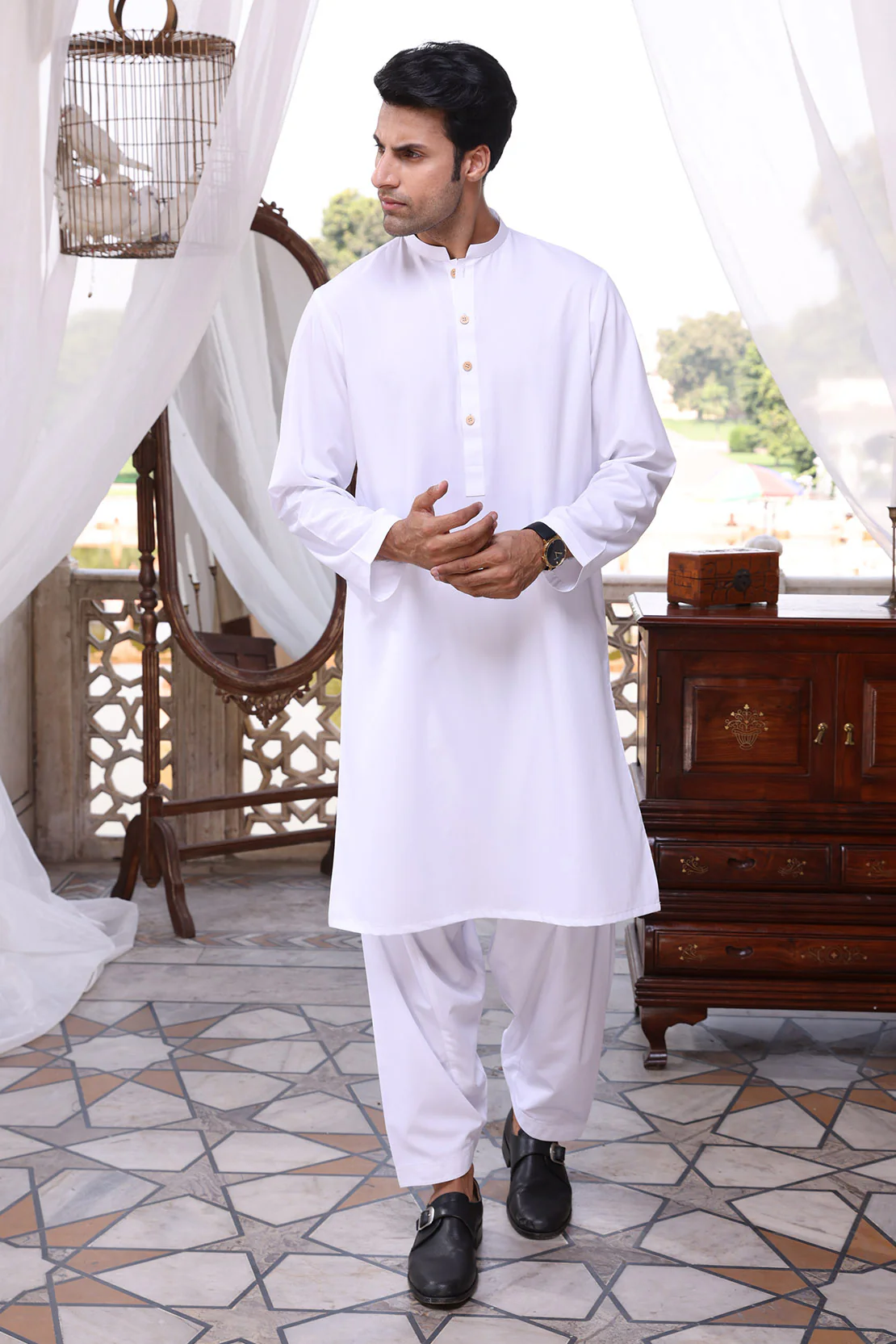 PM-1511 Suit White - Image 3