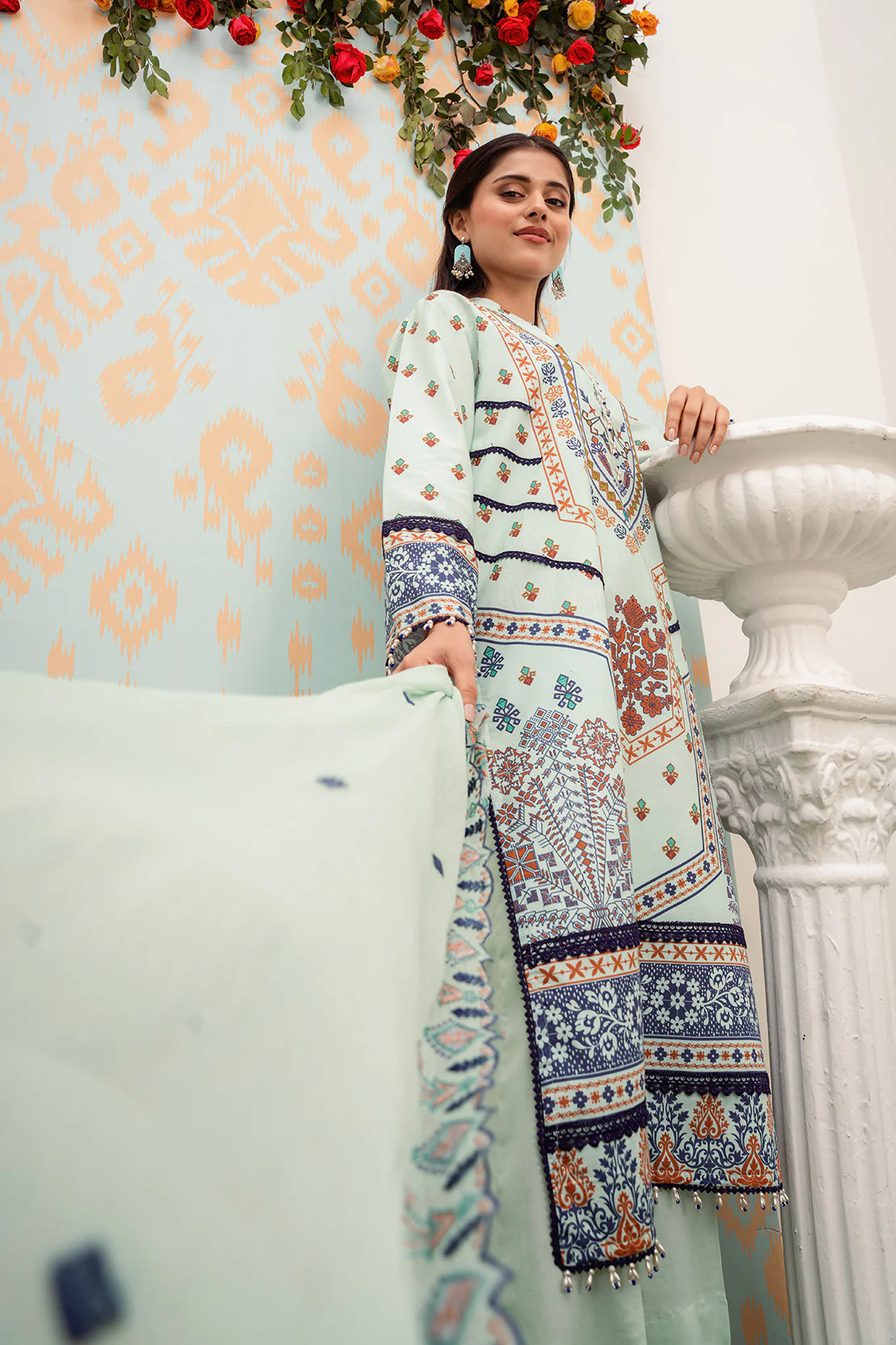 Printed - 3 Pc Lawn Suit - Image 7