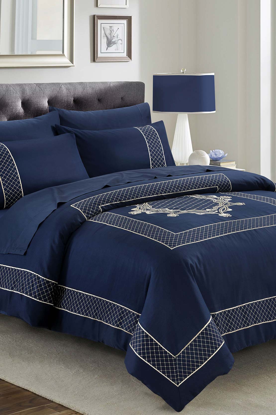Embroidered Duvet Set