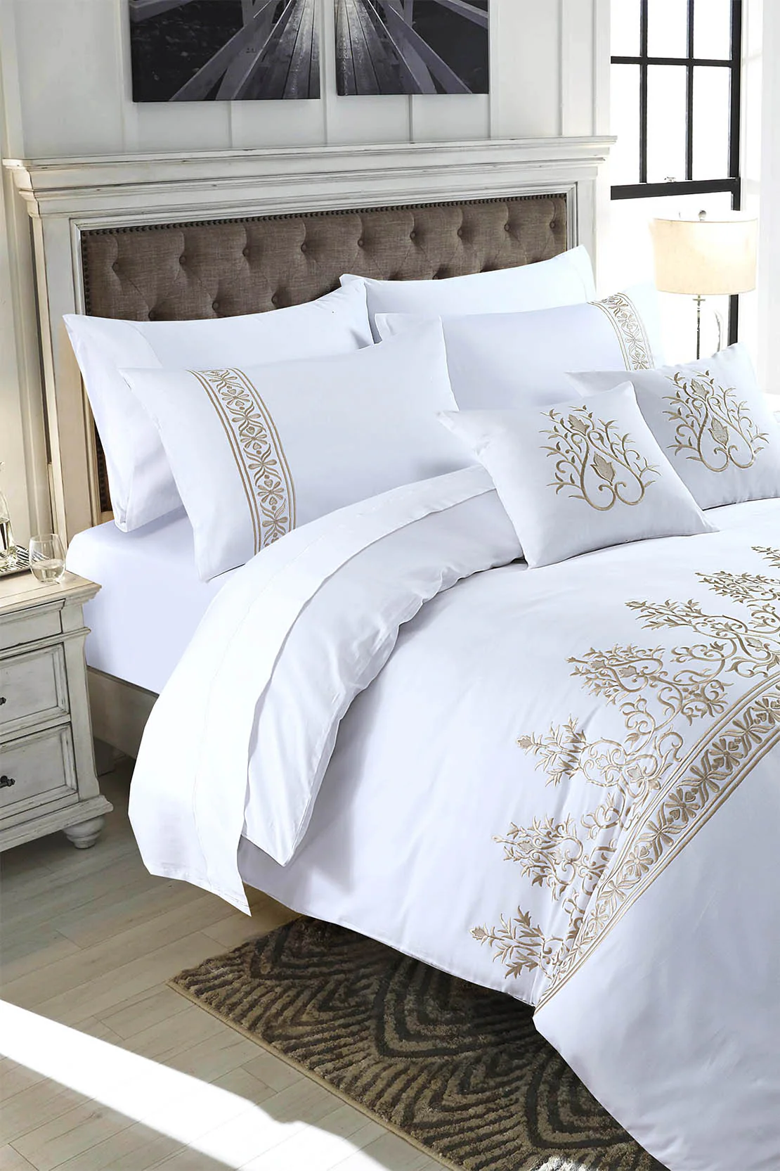 Embroidered Duvet Set