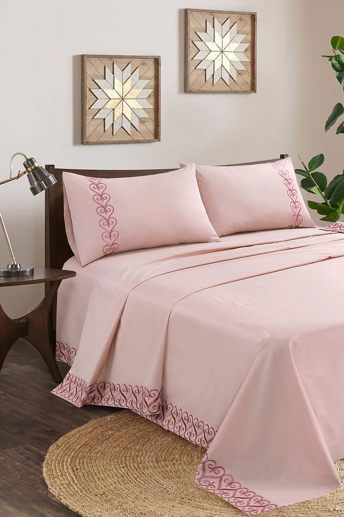 Embroidered Sheet Set