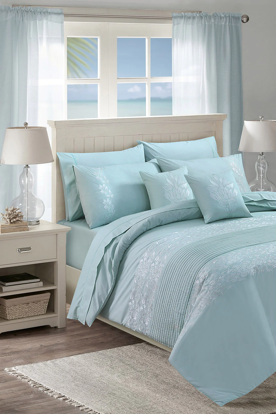 Embroidered Bed Set