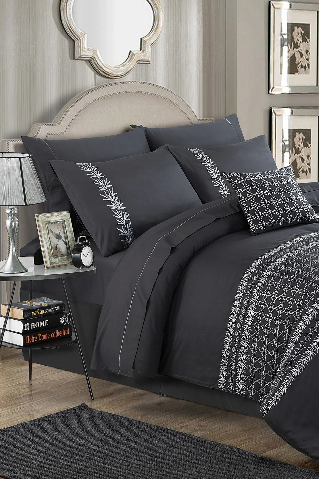 Embroidered Bed Set