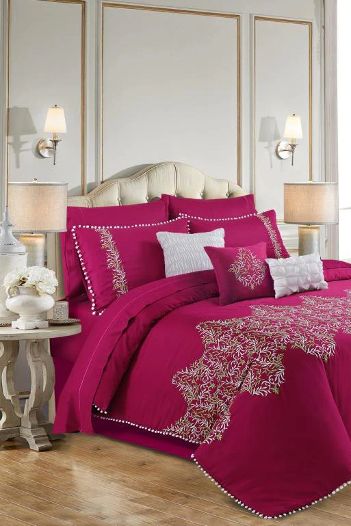 Embroidered Bed Set