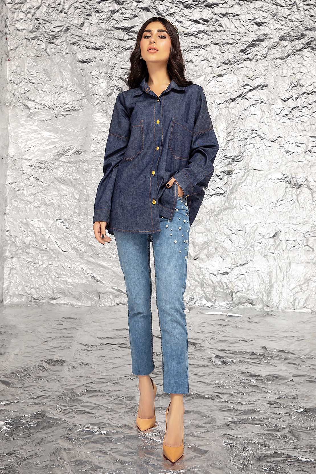 Denim Button Down