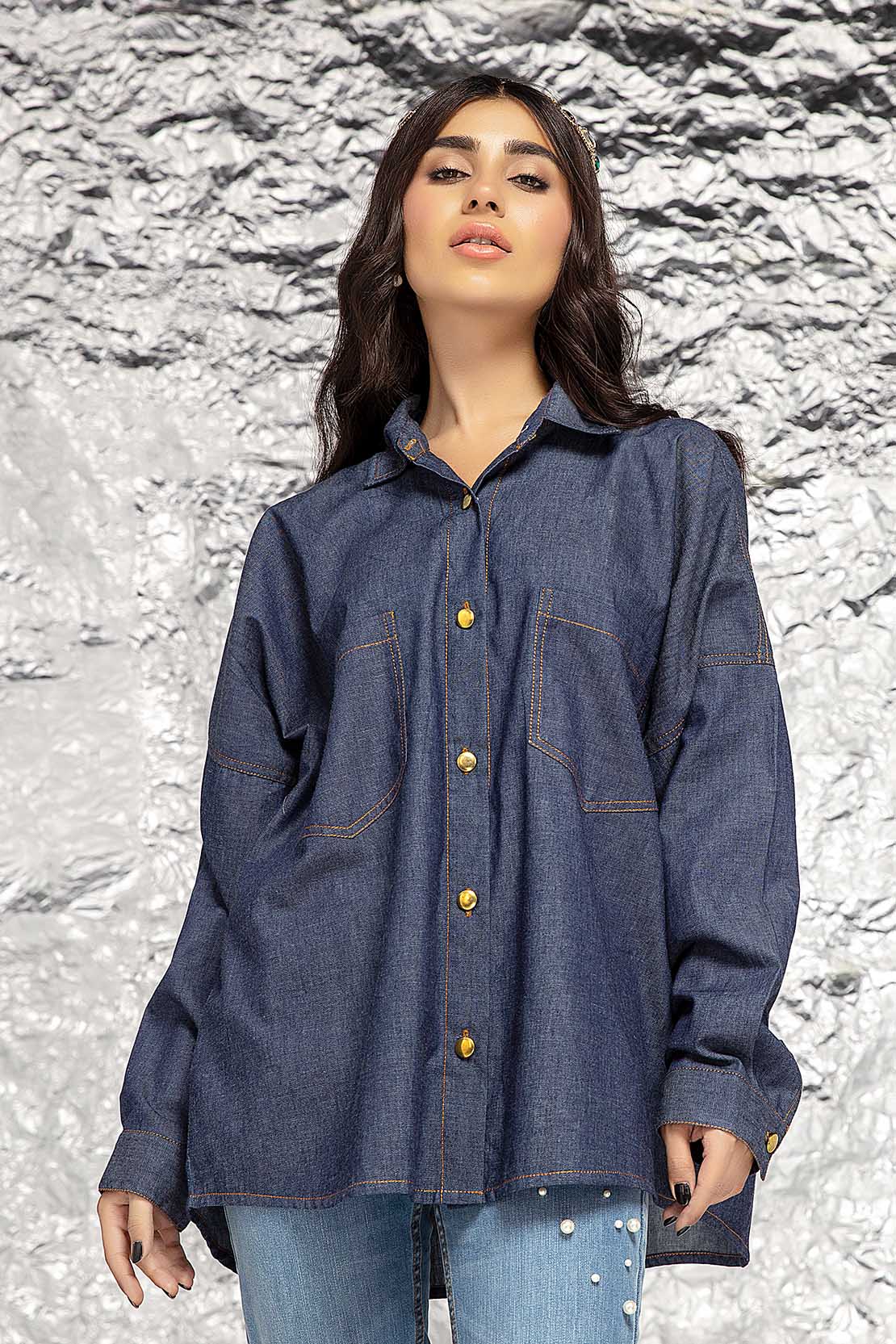 Denim Button Down - Image 4